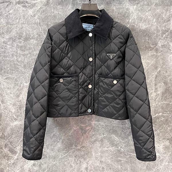 売上総額１位！プラダ ライトRe-Nylon クロップド ジャケット パチモン puq83450